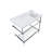 Fireclay Rectangular Console Bathroom Sink with Overflow-49500060-119116969
