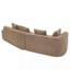 Canapé modulaire courbé de 116 po-460760608-460760635