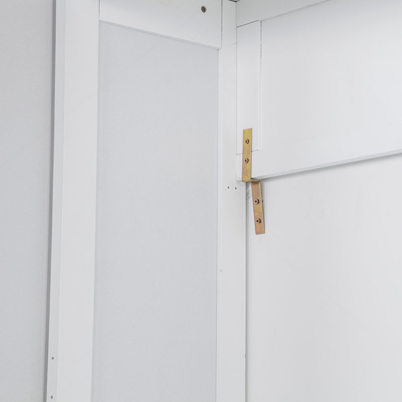 Wood Murphy Bed With Desk