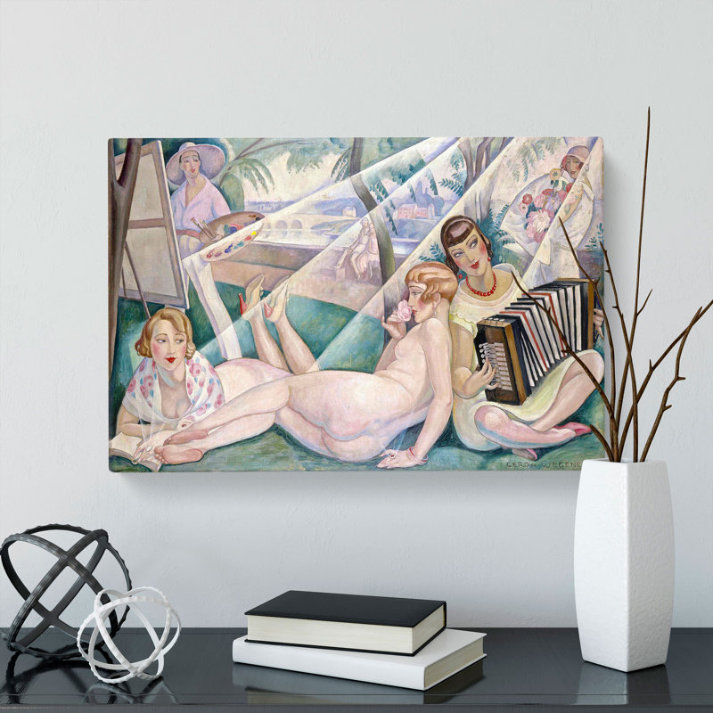 A Summers Day by Gerda Wegener - Wrapped Canvas, 35cm H x 50cm W x 3cm D