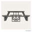 Table octogonale POLYWOOD Park-48095550