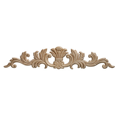 3.5 in. H x 16.69 in. W x 0.22 in. D Onlay Scroll