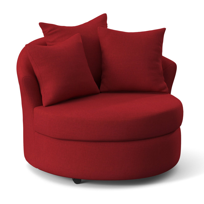 Fauteuil demi-tonneau Alsup, Rouge oscar