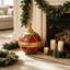 Boule de Noël vintage de 40 cm (16 pouces), décoration en métal, clochette festive à suspendre pour porche, portail, foyer, décoration de fêtes de fin d'année à la maison-918435761