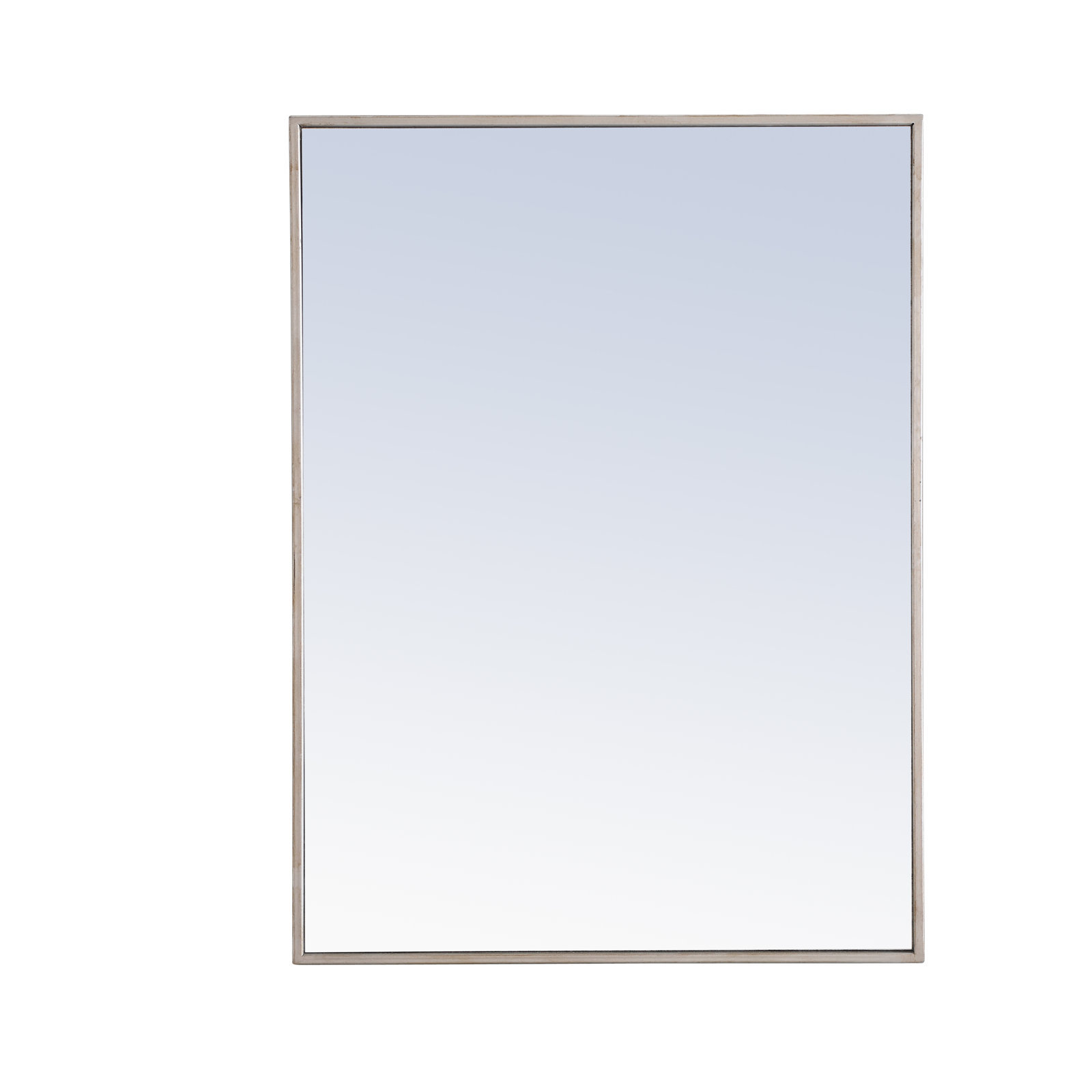 Sabine 36" Accent Mirror, 32" x 24", Silver