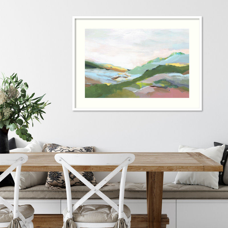Highland I by Isabelle Z, 27" H x 37" W, White Framed Paper