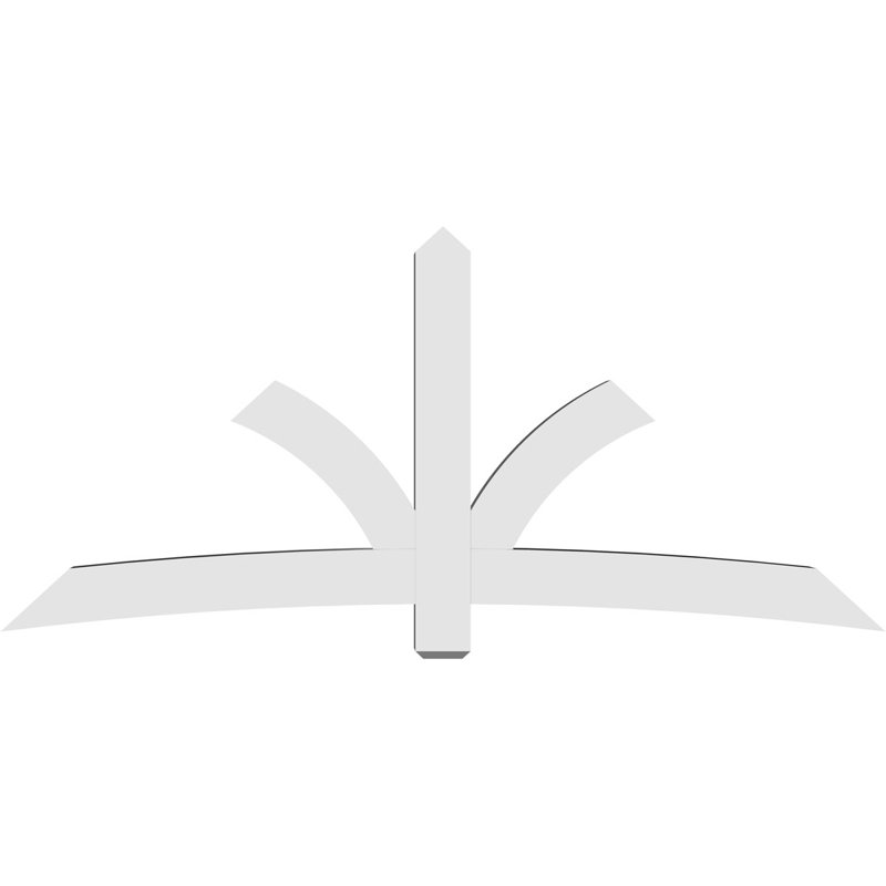 Support pour pignon Davenport, H 44 po x l 96 po (pas: 11/12), P 6 po x F 6 po, PVC