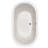 Lorraine 74'' x 44'' Whirlpool Acrylic Bathtub-9228789-88693584