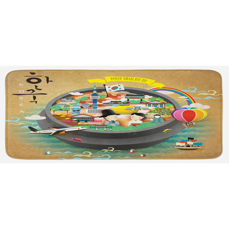 Tapis de cuisine coréen