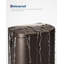 Poubelle de cuisine 13 gallons / 50 L en métal avec couvercle, grande poubelle antirouille pour la cuisine, poubelle à pédale