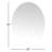 Bentham Oval LED Wall Mirror