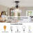 Abdrahman Glass Semi Flush Mount