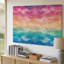Toile «Un ciel de rêve vibrant» rempli de doux nuages tourbillonnants dans un art mural-322377134