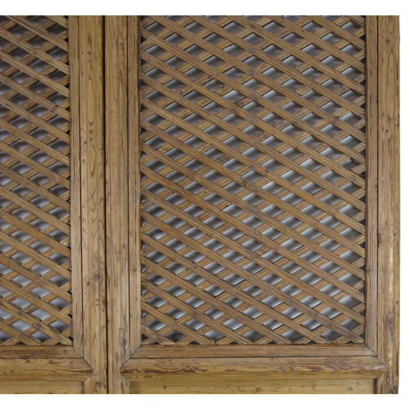 Unfinished Pine Double Sliding Screen Doors