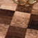 Rustic Colour Block Checkered NonSlip Indoor Runner or Area Rug