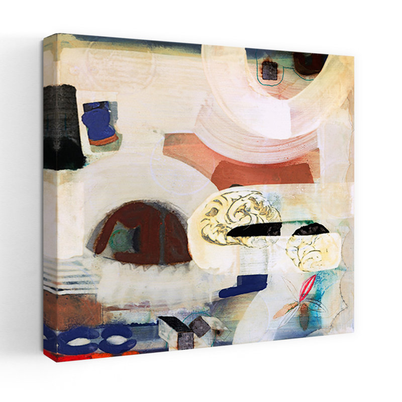 Brain Freeze 2, art abstrait contemporain, H 48 po x l 48 po