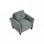 Fauteuil d'appoint en velours-822960067