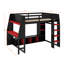 Lit mezzanine pleine grandeur avec bureau, DEL et portemanteau suspendu-1695741012-1695741013