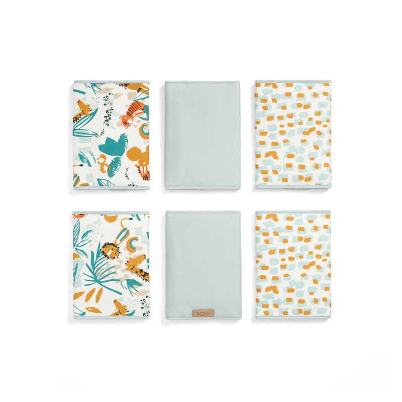 Tutti Bambini Cot Wraps 6 pack Run Wild