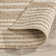 Pego Striped Area Rug in Natural