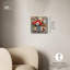 Art floral sur toile damier -1968481859-1968481866
