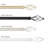 Exclusive Home Lancelot 1" Window Curtain Rod and Finial Set, Adjustable-69586695