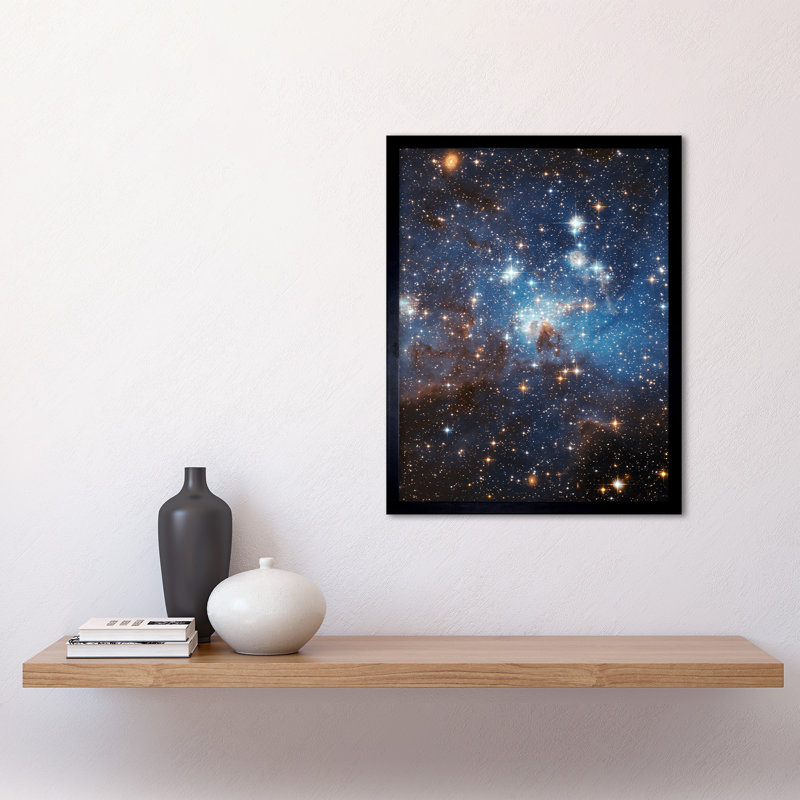 Hubble Space Telescope Star Forming Region LH 95 Cloud - Single Picture Frame Print