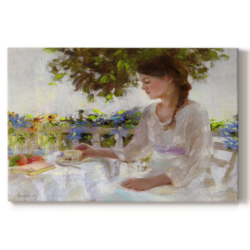 Garden Tea -Gallery Wrapped Cavas, 24X36