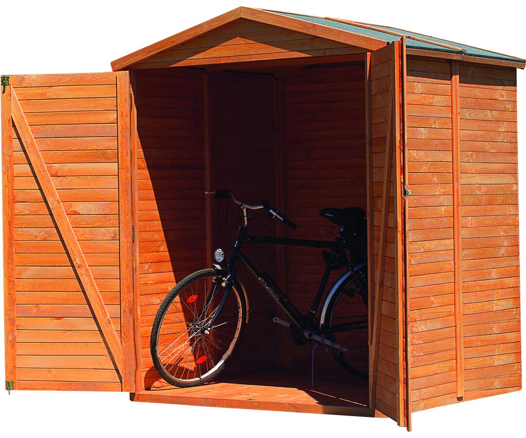 174 cm x 82 cm Fahrradgarage Cesare aus Holz