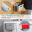 Branxton 1.9L Plastic Open Rubbish Bin Hanging Kitchen Waste Bin Small Trash Can Foldable Dustbin