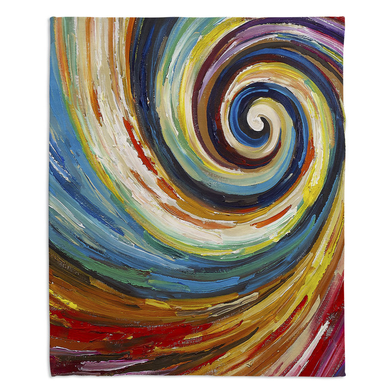 Couverture sherpa doux en spirale ii, l 51 po x L 60 po