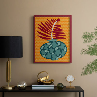Reproduction encadrée Snappy Botanical II - bois massif