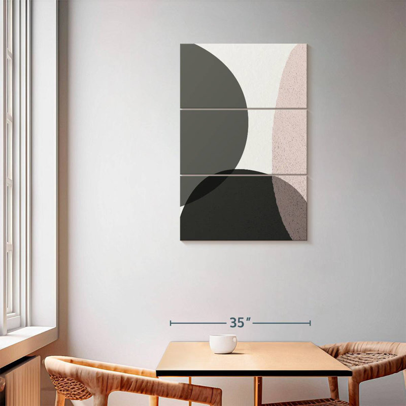 Avery Minimalist Circles IV, 57" H x 36" W