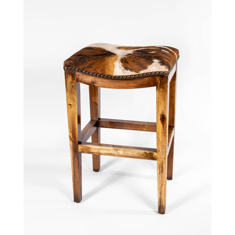 Pleva BR-200 Saddle Hide Bar Stool, Counter Stool (26” Seat Height)