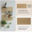 Panneau perforé en bois, panneau perforé robuste pour organisateur de grille mural, panneaux de rangement et de présentation avec tablettes et crochets en laiton (couleur: chêne)