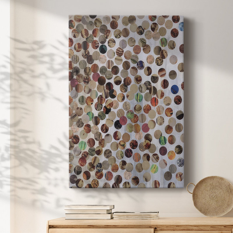 100 Pennies I, 36" H x 24" W
