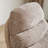 Alcuin Slipcovered Swivel Accent Chair with Footstool