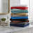 Kreager 500 GSM 100% Cotton Quick-Drying 6 Piece Marble & Solid Assorted Towel Set-492231543-442657493