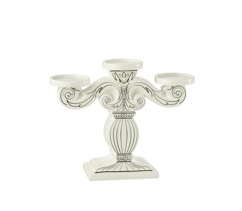 Polyresin Tabletop Candelabra