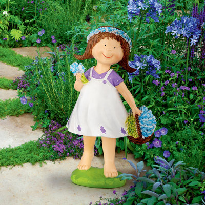 Statue de jardin Juliette Bluebonnet Girl