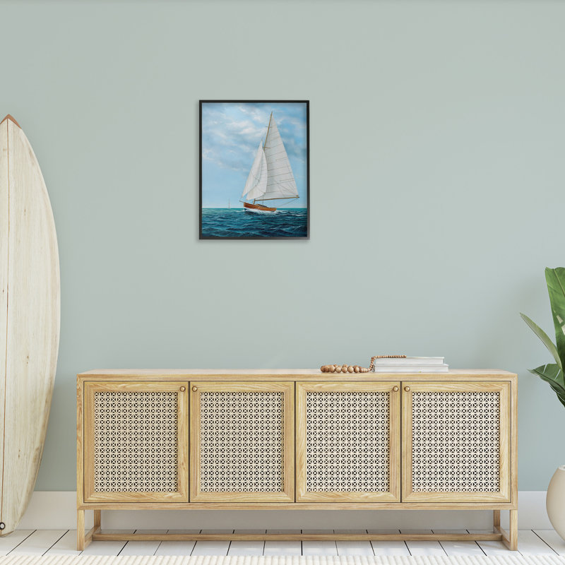 Art nautique encadré par giclée par Max Maxx, Giclée encadrée noir minuit, H 30 po x l 24 po