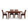Sarah 4 - Person Solid Wood Top Four Leg Dining Set