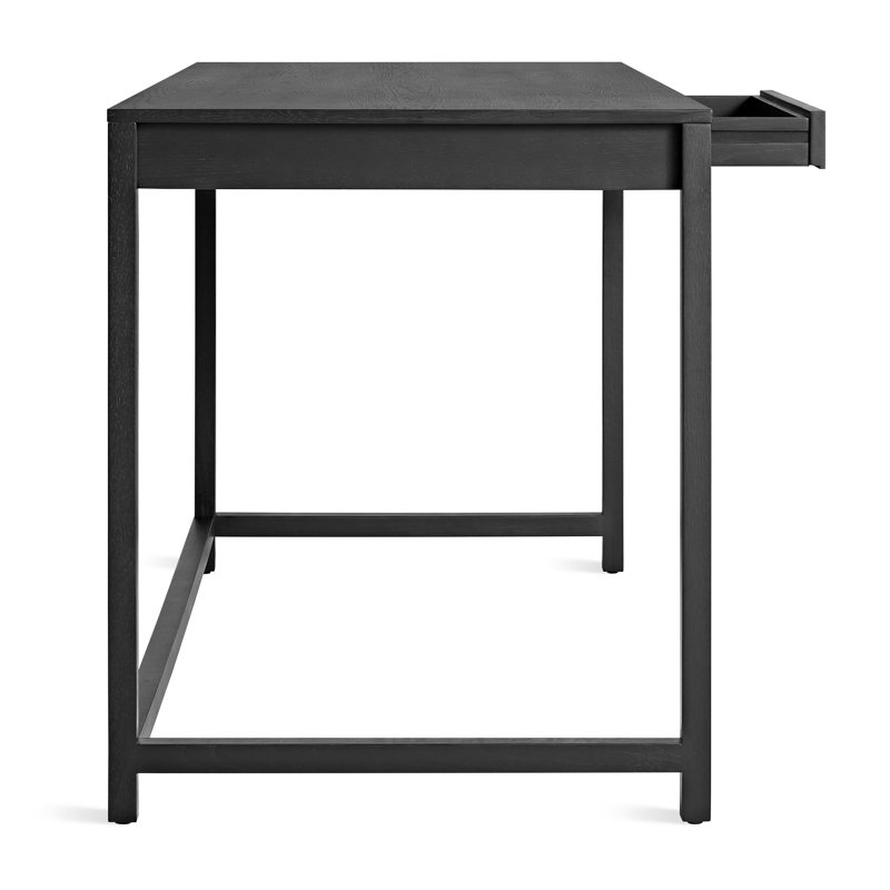 Open Plan Writing Desk, 30" H x 54" W x 25" D, White Oak