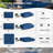 Cartert 14 Pcs Outdoor Cushion Cover Set For 4" Outdoor Cushions Patio Furniture Cushion Covers, Covers Only-138982362