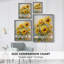Reproduction encadrée FLORAL Series CDXLVI - bois massif-120055470