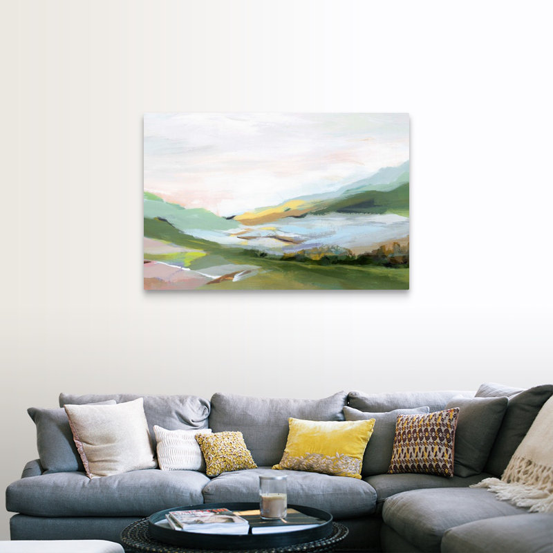 «Highland II» par Isabelle Z - reproduction d'art sur toile, Toile tendue, H 12 po x l 18 po, Sans cadre
