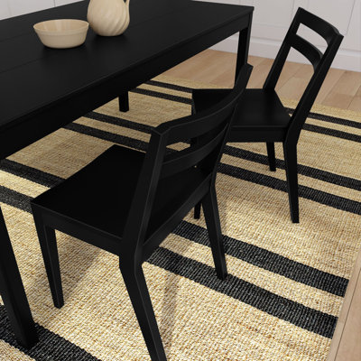 Brevard Slatted Solid Wood Side Chair