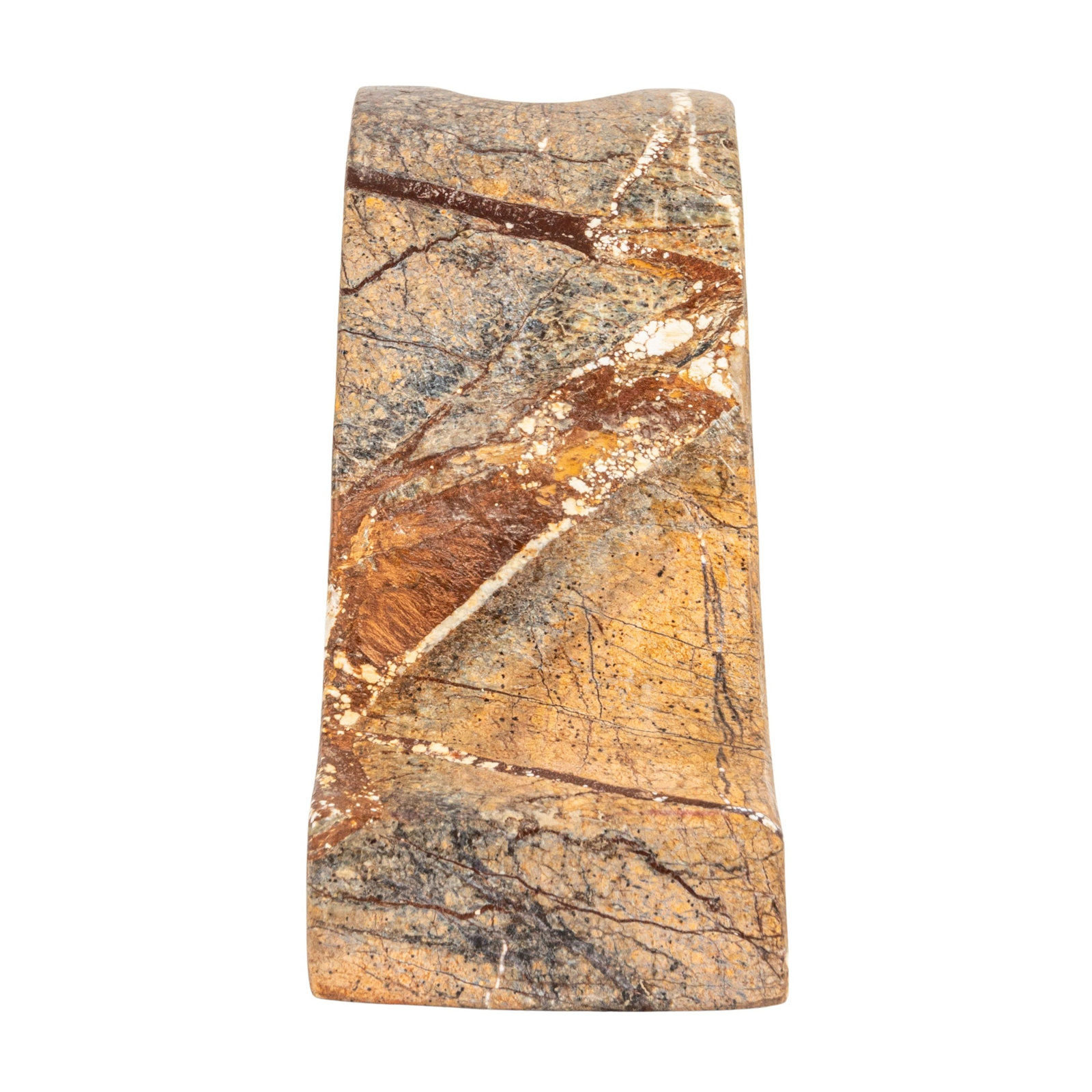Genuine Marble Candelabra, Brown