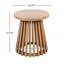Table d'appoint d'extérieur en bois d'acacia-434278148