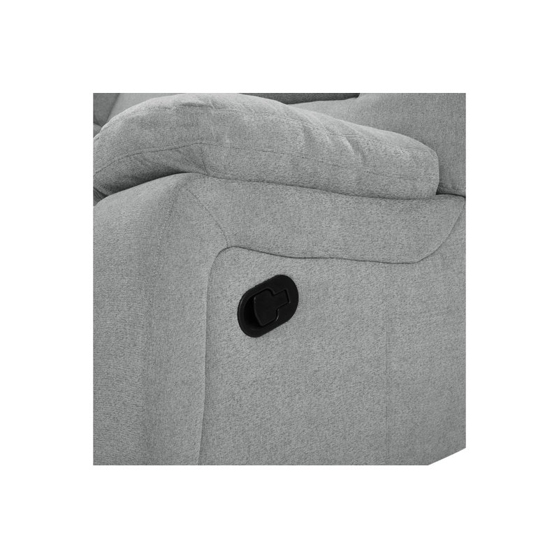 Segars 3 Seater Sofa & Chaise, Light Grey, Left Hand Facing